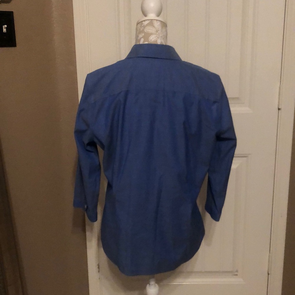 Eddie Bauer 3/4 sleeve Top, sz L - Picture 2 of 3